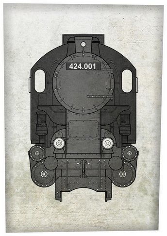 Mozdony-424 gőzmozdony