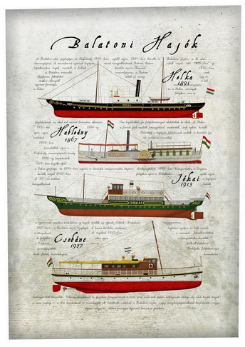 Balatoni hajók felnőtt verzió