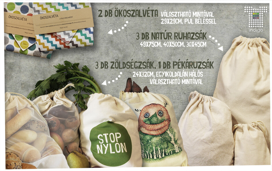 Vegyes ökocsomag 9 db-os