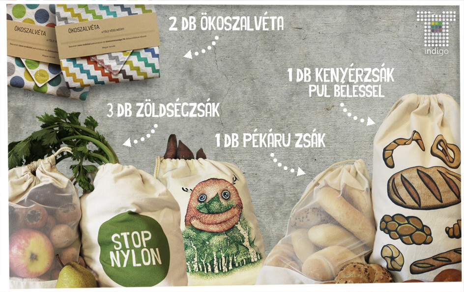 Vegyes ökocsomag 7 db-os